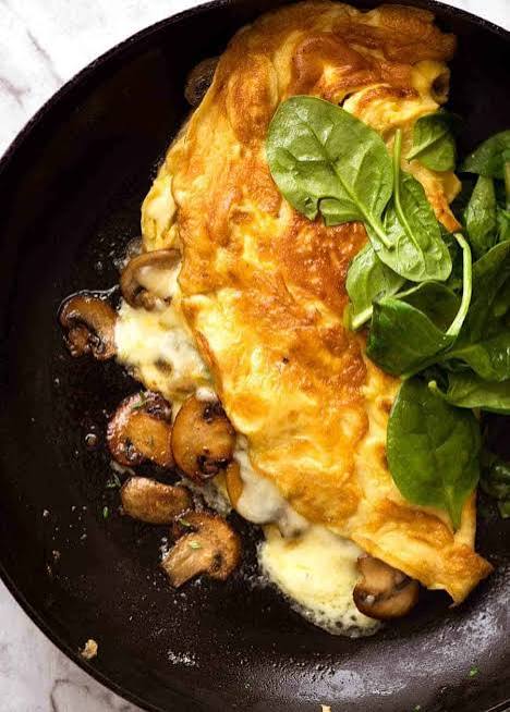 Omellete Con Champiñones