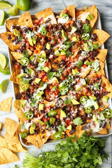 Nachos con Tripa