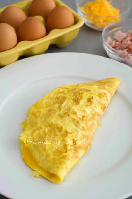 Omelette Jamon y Queso