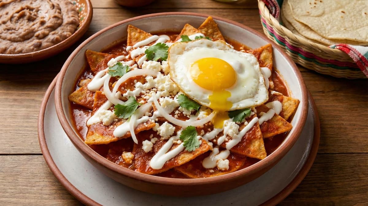 Chilaquiles con Huevo
