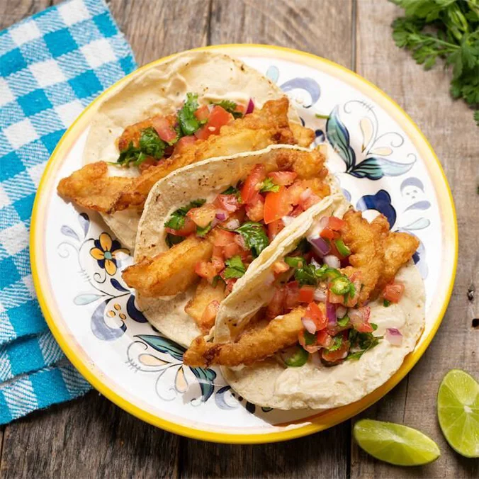 Tacos de Pescado Capeado 3 Piezas