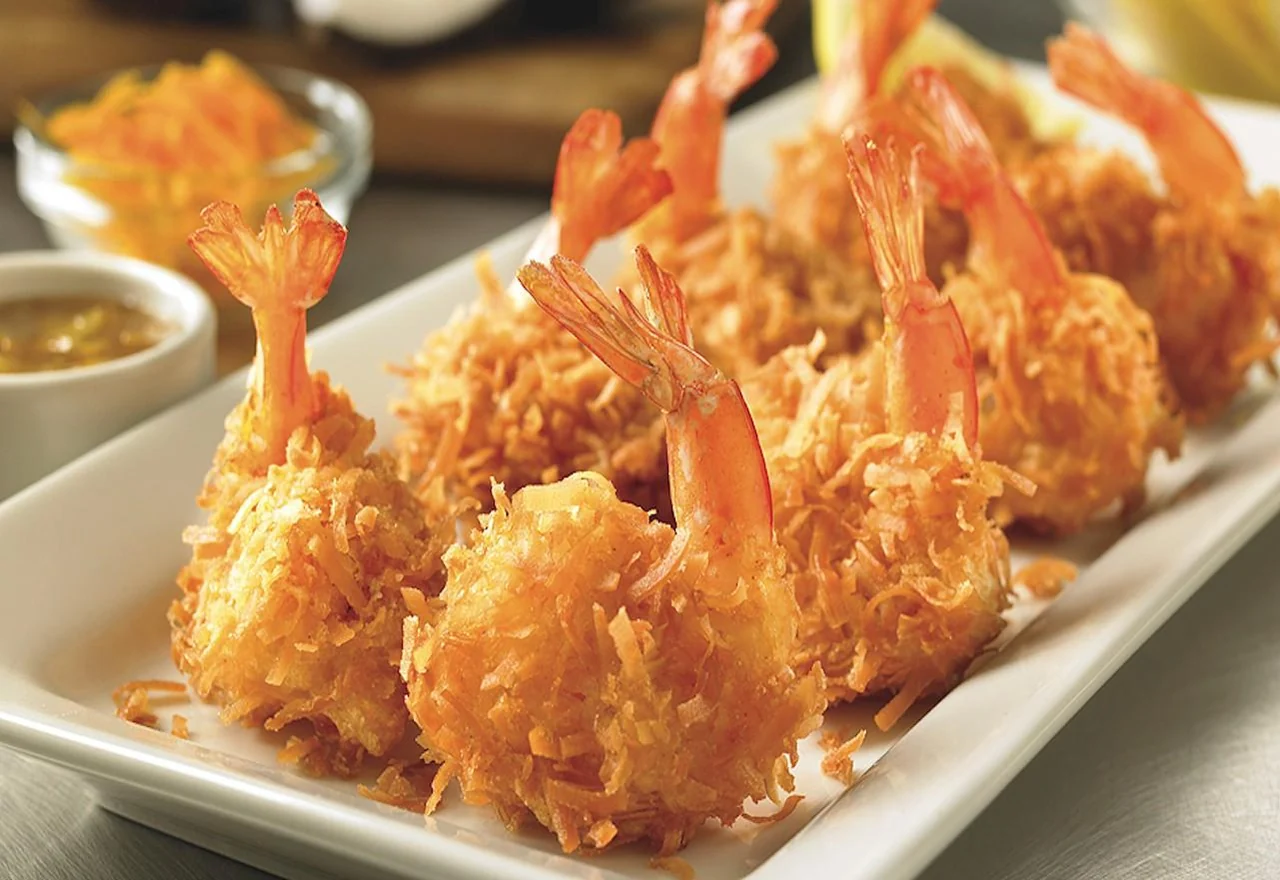 Camarones al coco