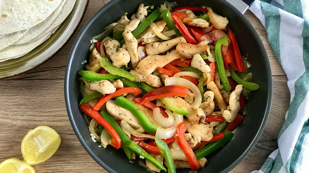 Fajitas de Pollo