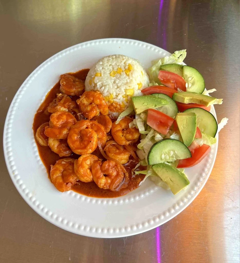 Camarones a la Diabla