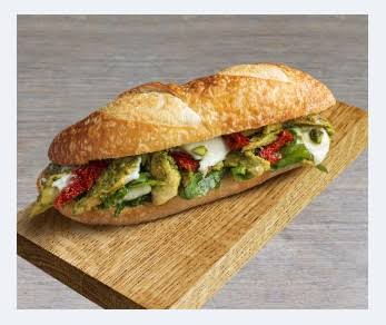 Baguette Al Pesto